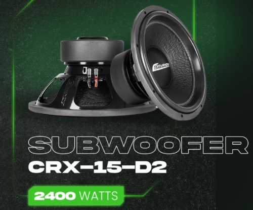 BOCINA 15" 2400W 2X4OHM COMANDO